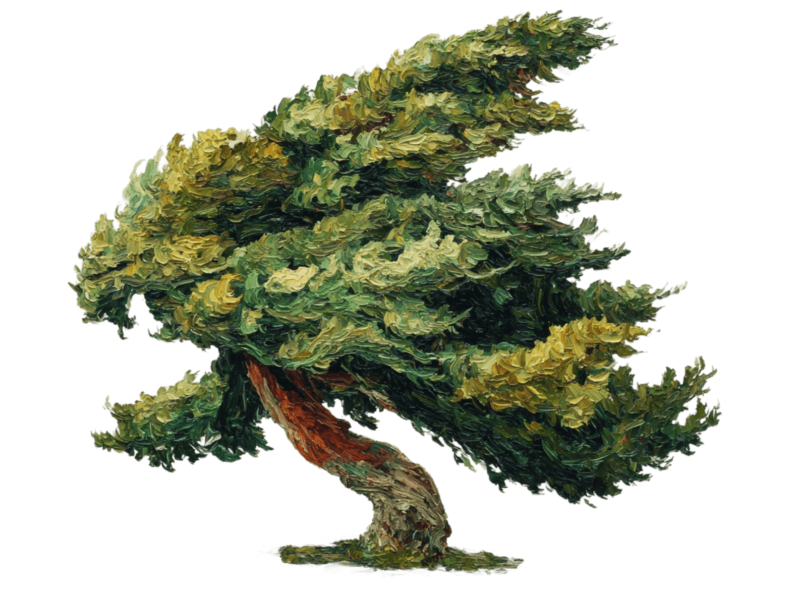 Tree left